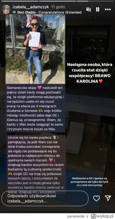 paramedix - @tomek_27: a wiesz, że #izaadamczyk #izadamczyk cały czas działa, namawia...