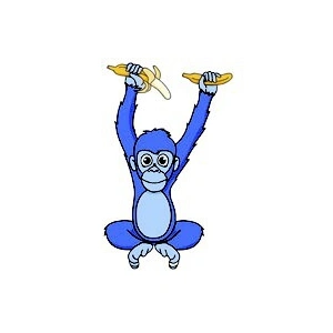 niebieski_orangutan