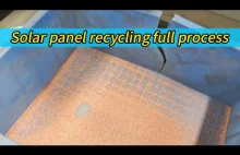 Recycling paneli PV