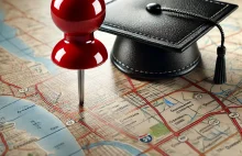 Wyniki z egzaminów na poziomie indywidualnych szkół na mapie