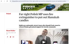 Zagraniczne media od razu zareagowały na wyczyn Grzegorza Brauna - Polska - Zza