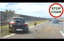 Wypadek na A4 - najechanie przy 140 km/h