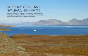 Ostatnia prywatna posiadłość na Svalbardzie kosztuje 300 milionów euro