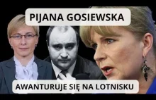 Pijana Gosiewska awanturuje się na lotnisku.