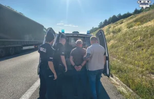 Od 20 lat był poszukiwany przez policję, wpadł dziś na A1
