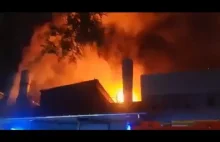 Pożar firmy oponiarskiej Dębica S.A
