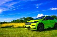 Test: Skoda Enyaq RS Coupe kolor przyciąga wzrok, ale gdzie hamulce?