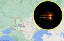 Atak dronów. Rosyjska rafineria stanęła w płomieniach