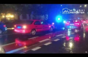 Pijany obywatel Ukrainy wjechał w tył nieoznakowanego radiowozu - Reupload