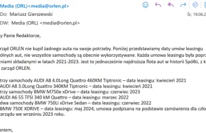 Obajtek kupował Beemki siódemki (V8 w longu)