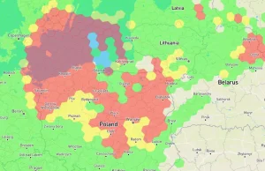 Rekordowo silne zakłócenia GPS nad północną Polską