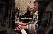 Youtuber z USA grający na pianinie spotyka skrzypaczkę z Polski