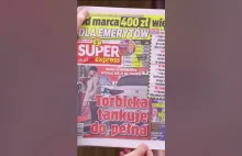 Gazeta napisała główny news: Torbicka zatankowała samochód!