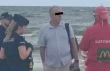 Na plaży matki z dziećmi, a ksiądz zaczyna się masturbować. Przyjechała policja