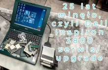 25 letni laptop - Dell Inspiron 3800 - przegląd, i modernizacja retro laptopa.