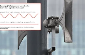 Sygnały alarmowe w Polsce. Jak zachować się w przypadku uruchomienia syren