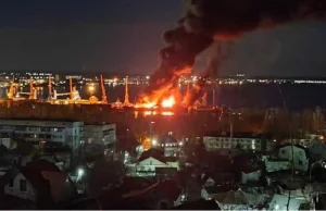 Rosjanie potwierdzają uszkodzenie okrętu "Nowoczerkask"