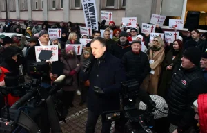 Polacy mają dość drożyzny. Protesty w Piotrkowie Trybunalskim.