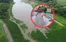 Sami naprawiali wał. Woda znów go przerwała. "Nikt nam nie pomoże"