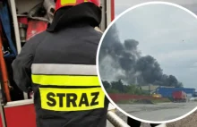 Lublin: Pożar hali, w której składowano odpady