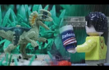 Moja animacja poklatkowa LEGO Park Jurajski z plującym dinozaurem :)