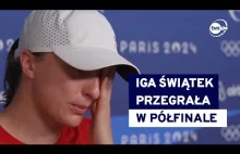 Iga Świątek płacze i przerywa wywiad