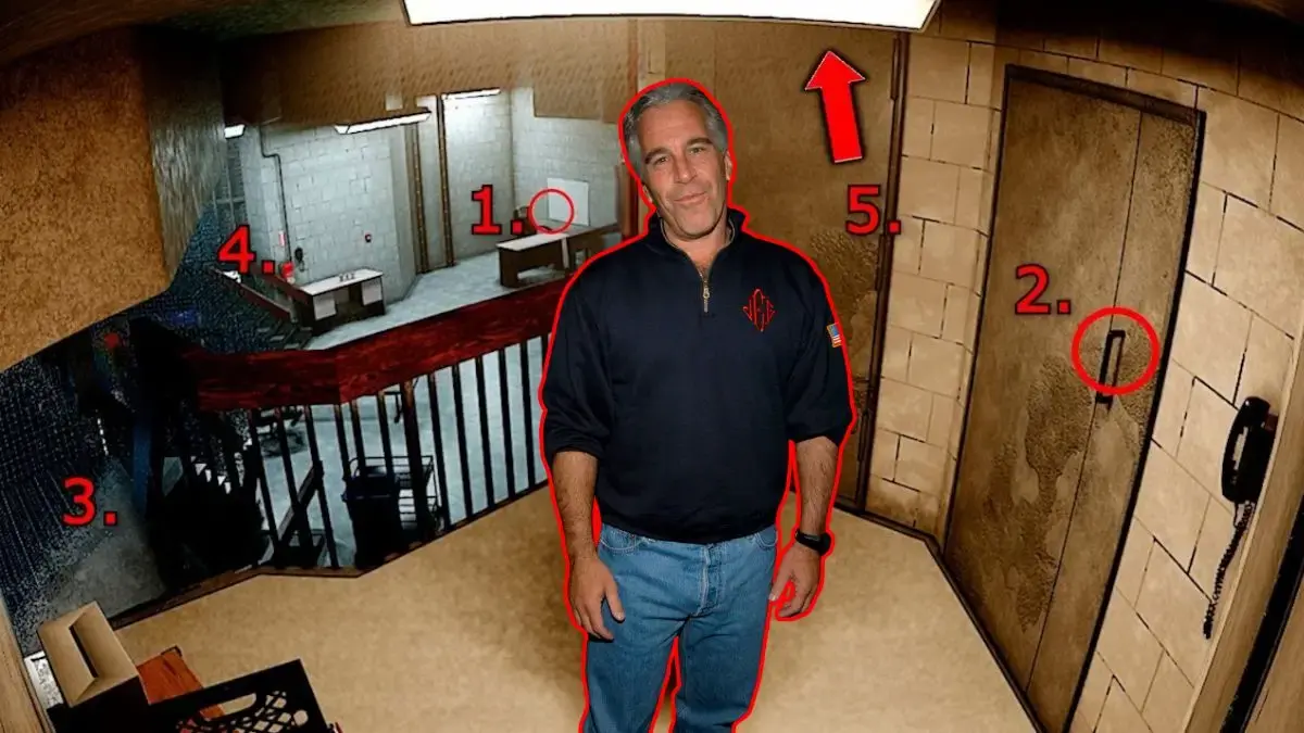 5 największych kłamstw FBI w nagraniach celi Jeffreya Epsteina