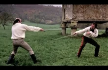 Pojedynek (1977) niezwykle realistyczna scena walki na szpady.