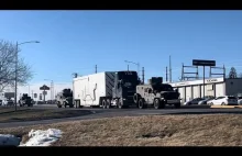 USA: Tak wygląda eskorta głowicy nuklearnej przez siły powietrzne w Montana