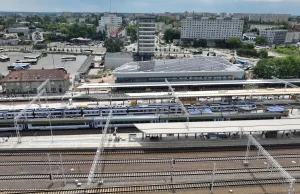 Trwają prace na budowie nowego dworca kolejowego Olsztyn Główny