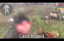 GoPro - Wymiana ognia i ranny rosjanin. WIDOK z pierwszej osoby Wojna na ukraini