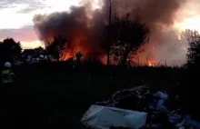 Seria pożarów na nielegalnym złomowisku w Lęborku. Policja zatrzymała sprawcę