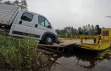 Samoobsługowy prom na Północy Finlandii