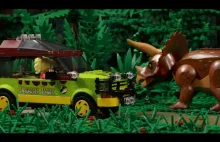 Moja następna LEGO animacja poklatkowa z Parku Jurajskiego
