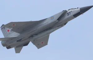 Rosyjski myśliwiec stanął w ogniu podczas lotu nad Białorusią