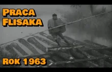 Praca flisaków w roku 1963