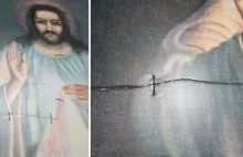 Uszkodzono Obraz Jezusa Miłosiernego przed Czerwonym Kościołem w Mińsku