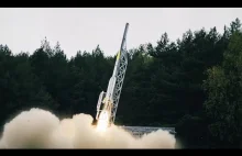 Pierwszy lot polskiej rakiety BURSZTYN 2K i test wyrzutni rakiet WR-2
