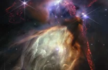 Mgławica Ro Ophiuchi na pierwszą rocznicę rozpoczęcia obserwacji JWST