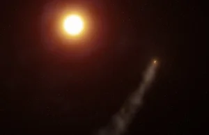 Planeta jak kometa. WASP-69b ciągnie za sobą długi ogon gazu