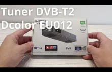 Tuner DVB-T2 Dcolor EU012 - recenzja tunera DVB-T2 do odbioru naziemnej telewiz