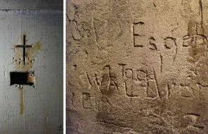 Znalazła komunistyczny areszt w piwnicach kamienicy. Ściany zdobią inskrypcje