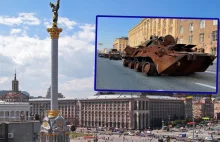 Ukraina: Rosyjski sprzęt na ulicach Kijowa. Szykują się na defiladę