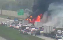 USA: Mały odrzutowiec lądował awaryjnie na ruchliwej autostradzie