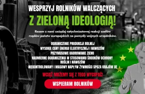 Powstrzymajmy Zielony Ład! Podpisz petycję!