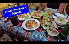 Realne ceny za przykładową kolacje na plży w Tajlandi