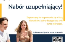Zapraszamy na studia I i II stopnia na Uniwersytecie Ignatianum w Krakowie