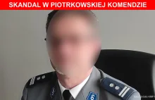Zastępca komendanta policji w Piotrkowie za kółkiem pod wpływem alkoholu