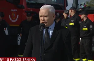 Piętnastego pogonimy Kaczyńskiego - prezes wybuczany w Skarżysku-Kamiennej.