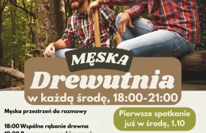 Spotykają się, żeby rozmawiać i rąbać drewno